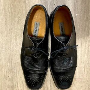 Johnston & Murphy Black Leather Men's Shoes